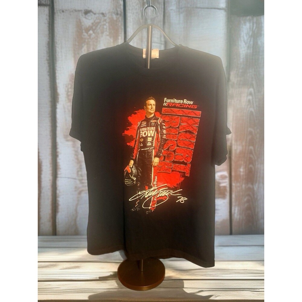 Kurt Busch T Shirt Mens XL Red  NASCAR Sprint Cup Racing Chase Authentics